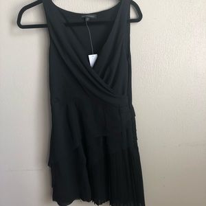 Banana Republic black chiffon dress